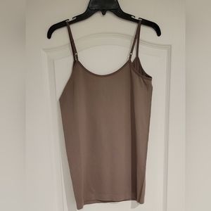 Apt. 9 Seamless Tank Top, Brown, Size L/XL.